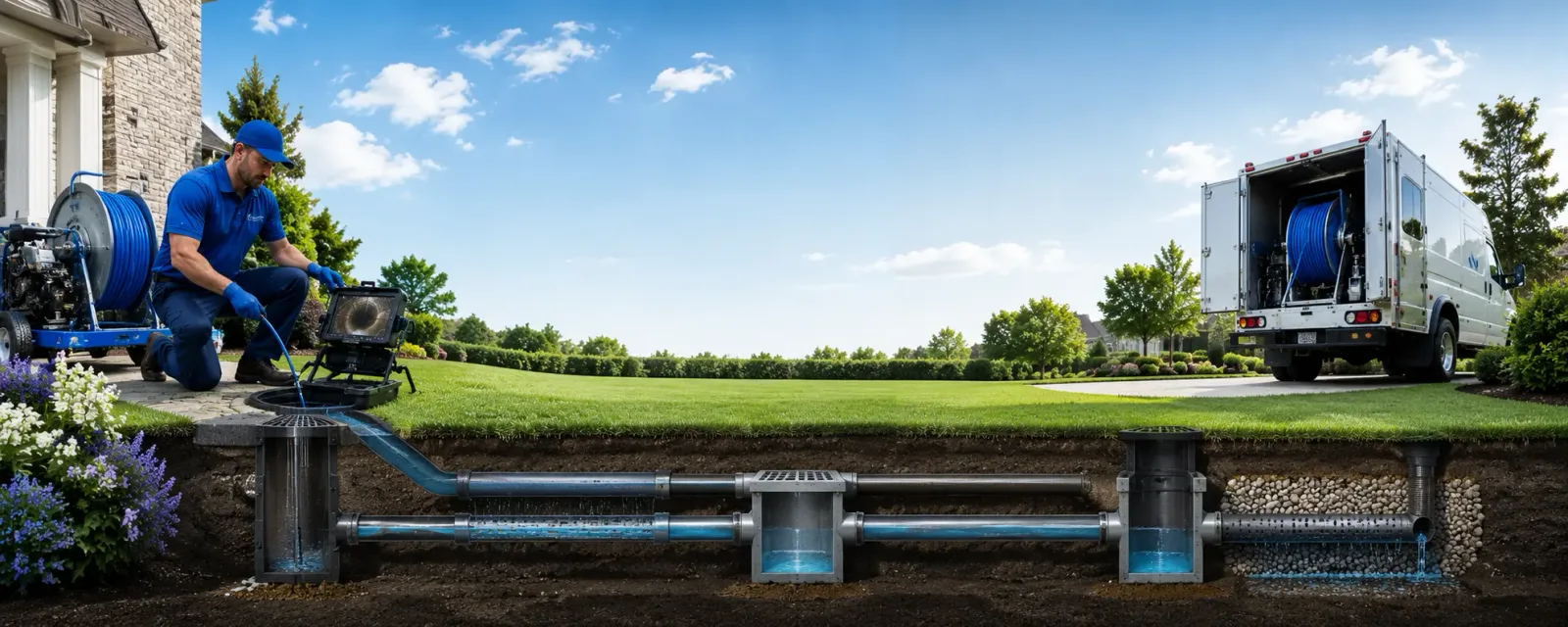 Outdoor drain cleaning information for Presque Isle, WI
